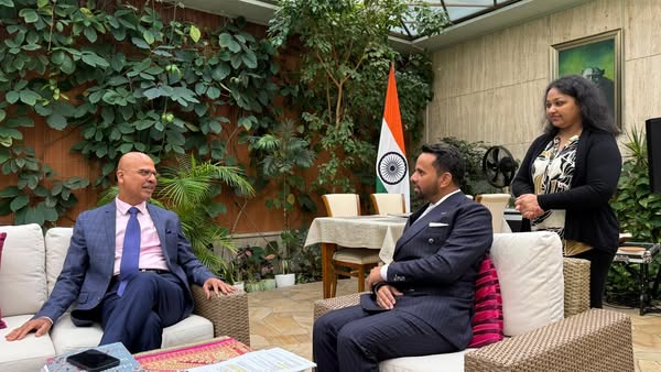 Ambassador held a meeting with Mr. Deependra Pandey, Group CEO, Luxury Venture Group (LVG) at India House, Berne, 29.07.2025